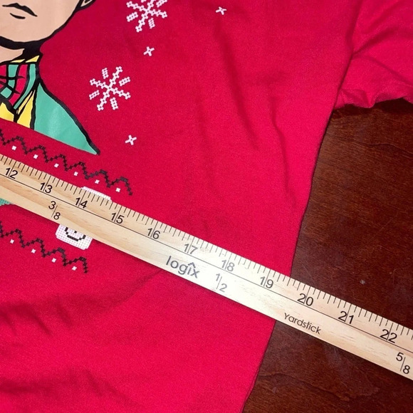 Fact: X-Mas Is Here Dwight The Office T-Shirt Size L Ripple Junction Christmas - Picture 5 of 6